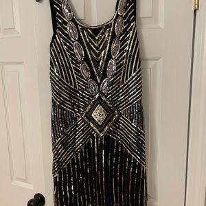 Flapper Sequin Dress